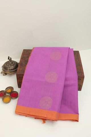 Kanchi Cotton Pink Saree