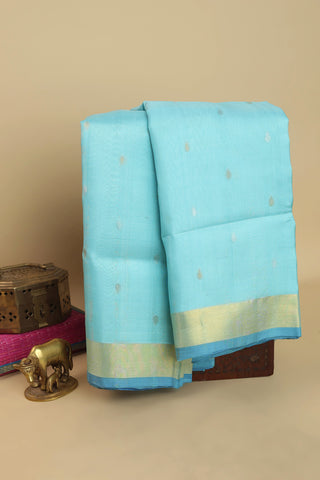 Uppada Silk Sky Blue Saree