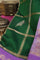 Kuppadam Silk Dark Green Saree