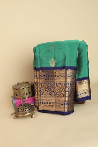 Coimbatore Soft Silk Sea Green Saree