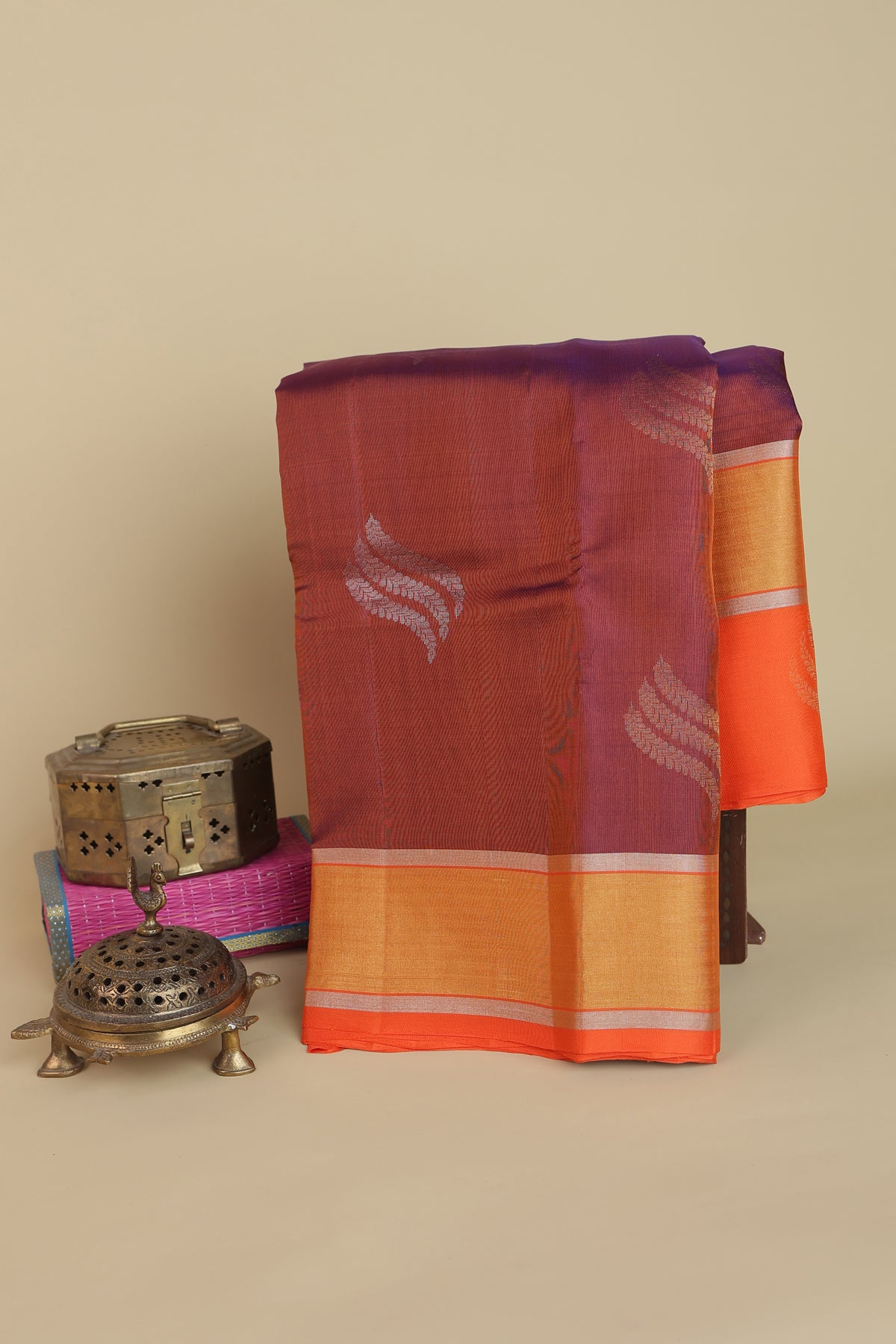 Coimbatore Soft Silk Dual Colour Saree