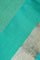 Zari Kota Cotton Peacock Buttis Aqua Green Saree