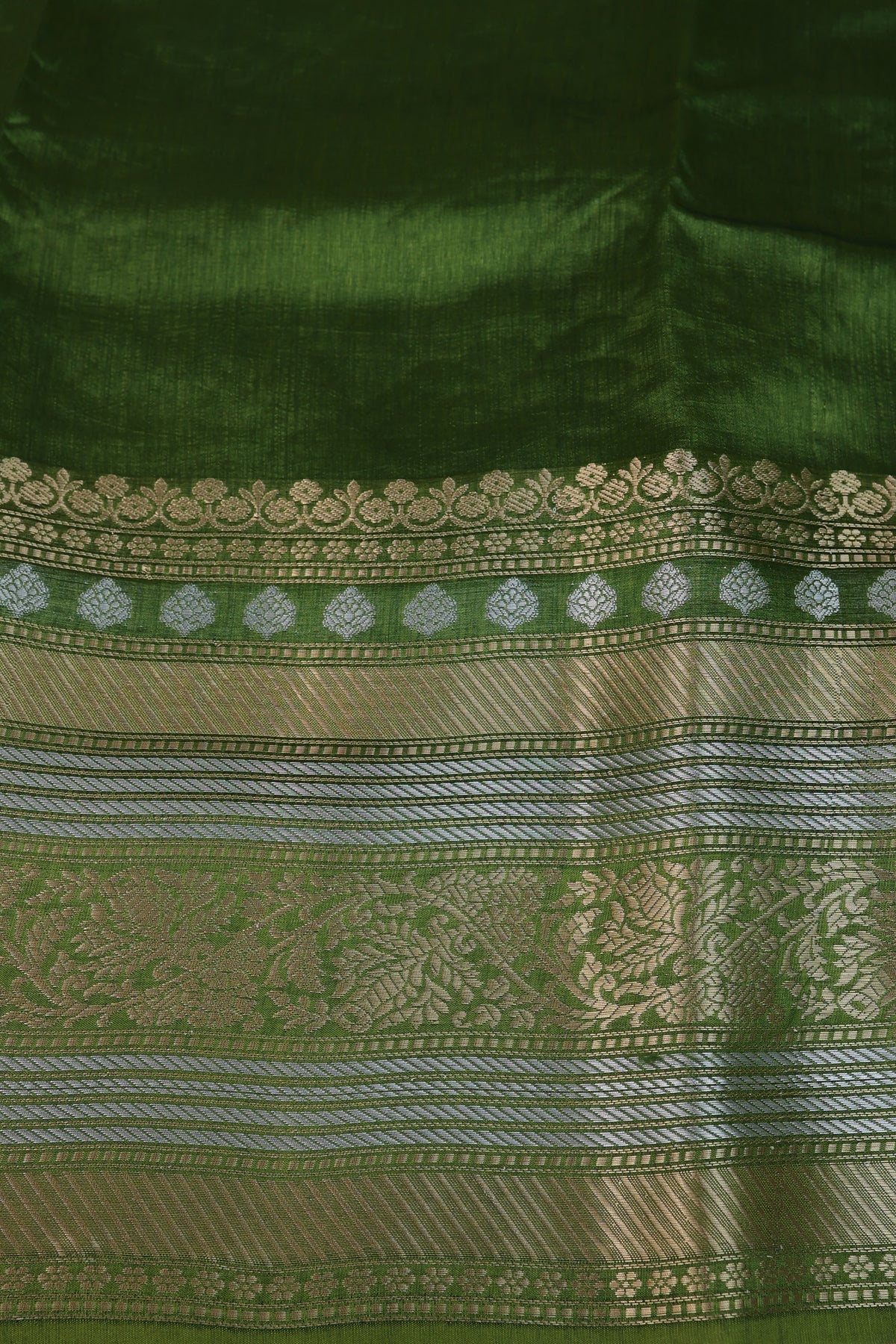 Designer Matka Silk Light Green Saree