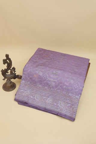 Banarasi Silk Lavender Saree