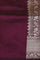 Banarasi Silk Wine Saree