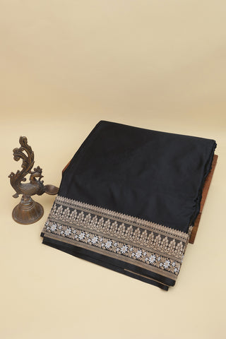 Banarasi Silk Black Saree