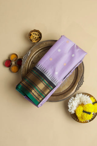 Gadwal Silk Lavender Saree