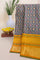 Ikat Silk Grey Saree