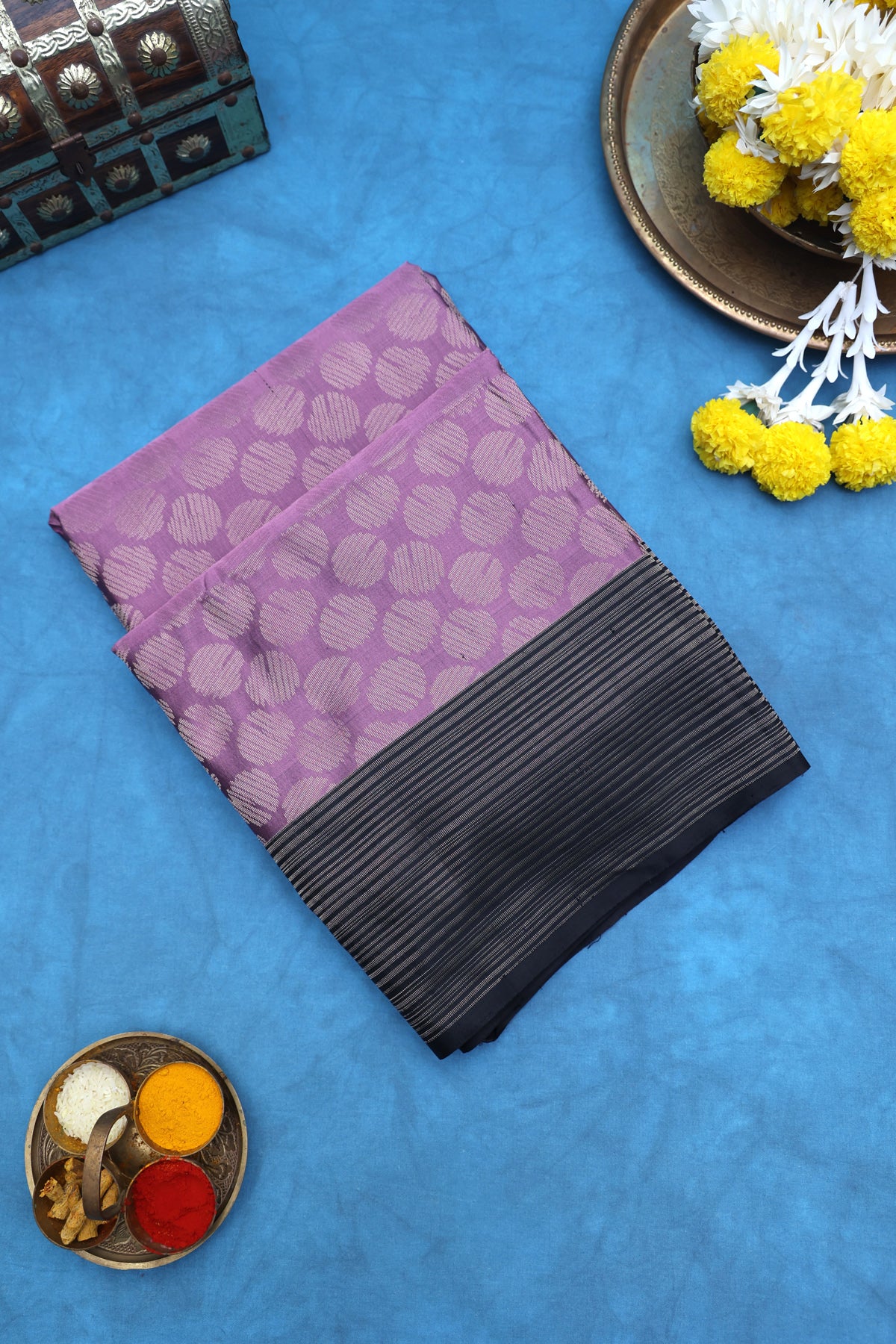 Coimbatore Soft Silk Purple Saree