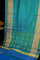 Patola Peacock Blue Silk  Saree