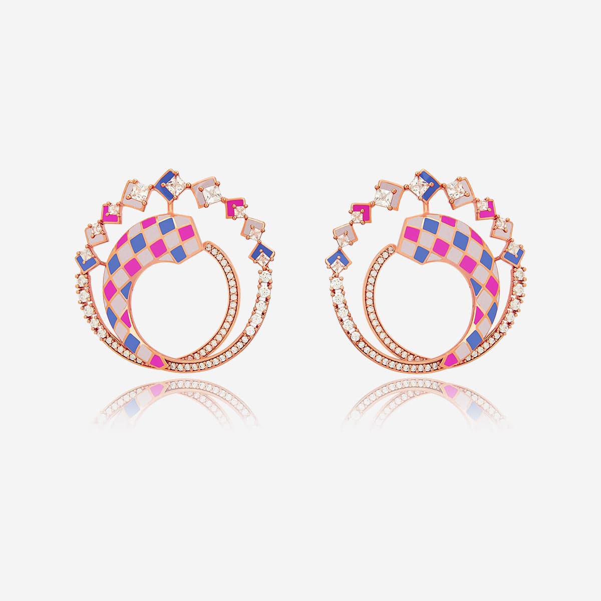 Meenakari Zircon Earring 169720