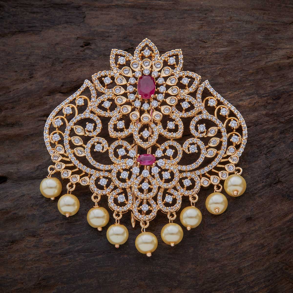 Zircon Hair Brooch 139597