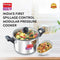 prestige-clip-on-svachh-stainless-steel-spillage-control-pressure-cooker-with-glass-lid,-(silver)